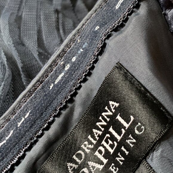 Adrianna Papell Gray Strapless Formal Gown Size 8 - Picture 12 of 13